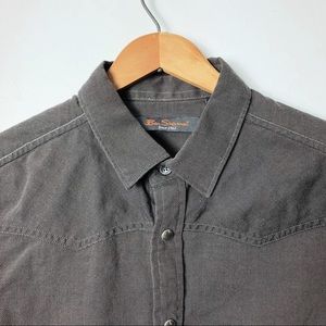 Ben Sherman long sleeve shirt with pearl snaps